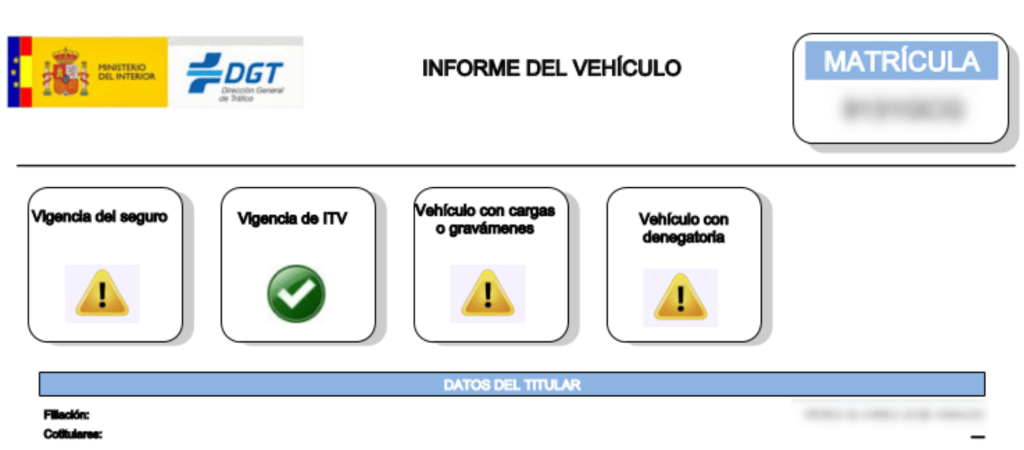 Informe completo vehículo