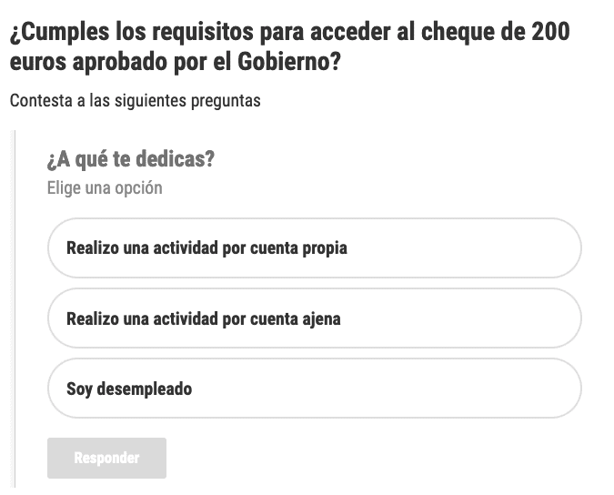 Test ayuda 200 euros
