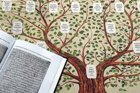 Estudio y árbol genealógico